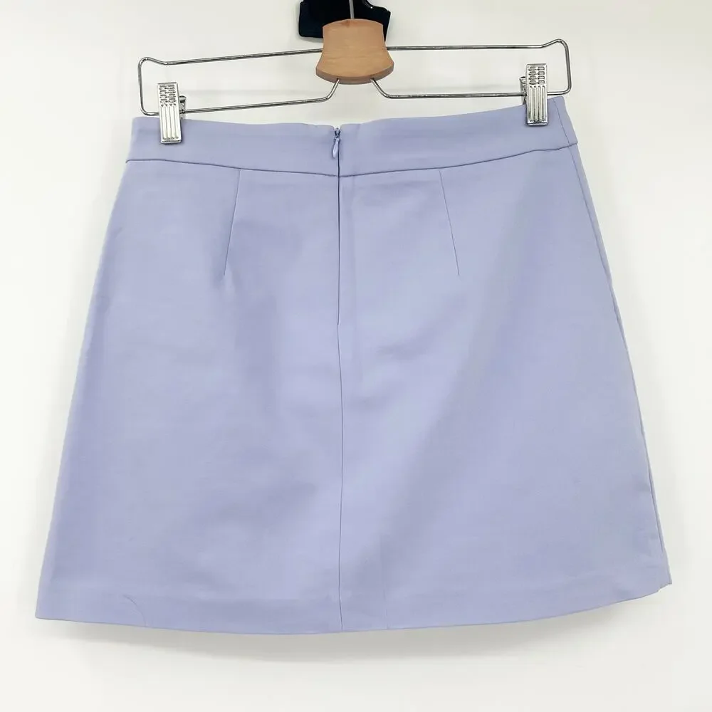 NWT Forever 21 Womens Preppy‎ Academia Y2K Button Front Mini Pencil Skirt Size M